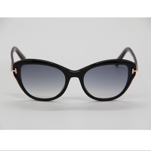 NEW SUNGLASSES TOM FORD LEIGH TF850 01B WOMEN’S EYEWEAR TOM FORD FT0850/S - Picture 5 of 14